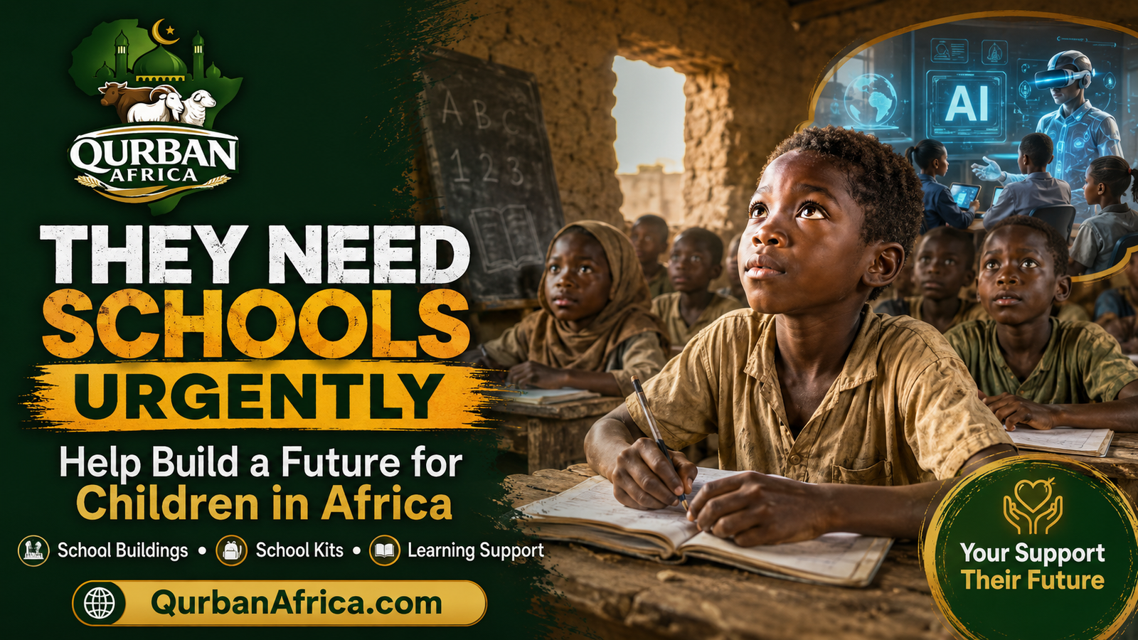 Children in Africa Still Urgently Need Schools and School Kits