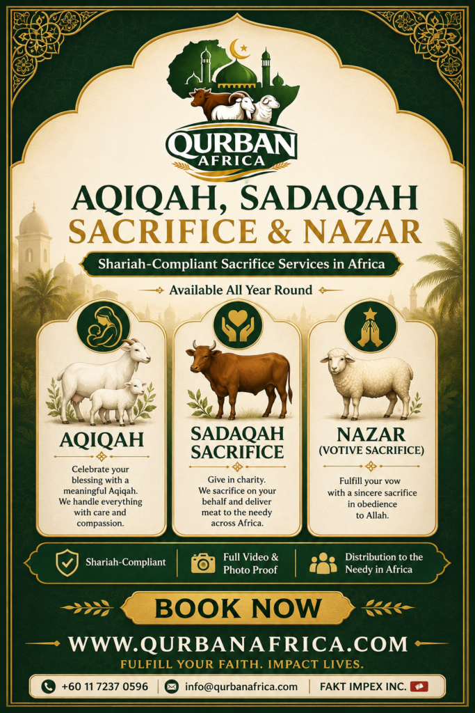 Aqiqah, Sadaqah Sacrifice, and Nazar (Votive sacrifice)-price