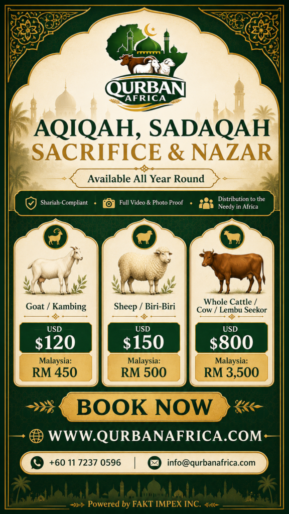 Aqiqah, Sadaqah Sacrifice, and Nazar (Votive sacrifice)-price